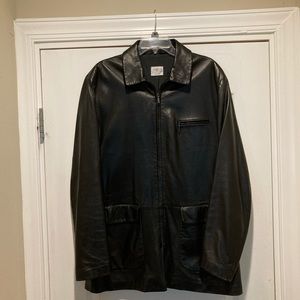 Armani Collezioni leather jacket